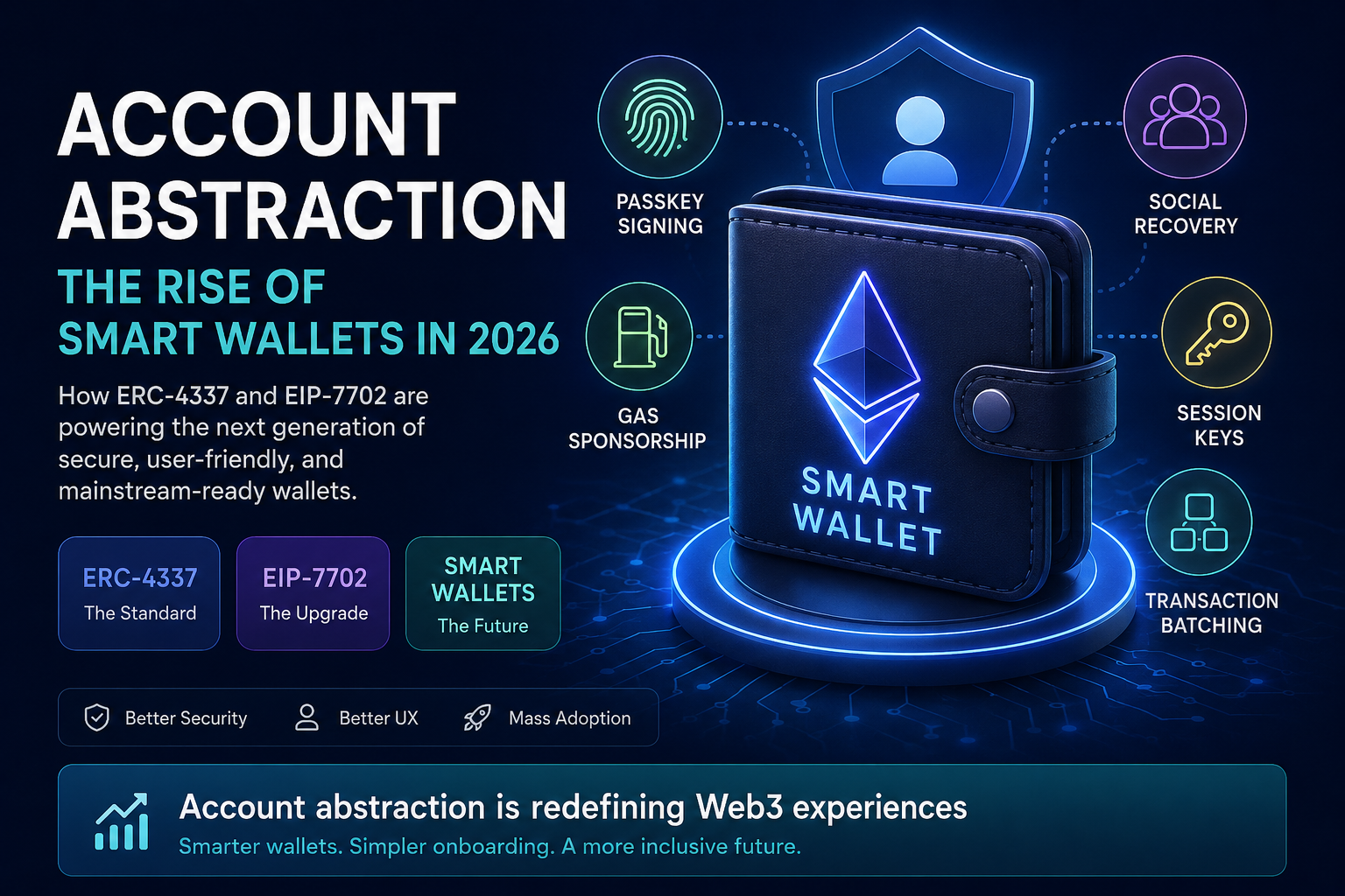Account Abstraction Explained: The Rise of Smart Wallets in 2026